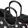 Módní taška Loopshopper L frame dots white_0