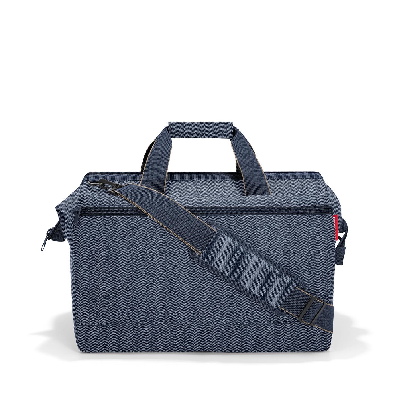 Cestovní taška Allrounder L pocket herringbone dark blue_3