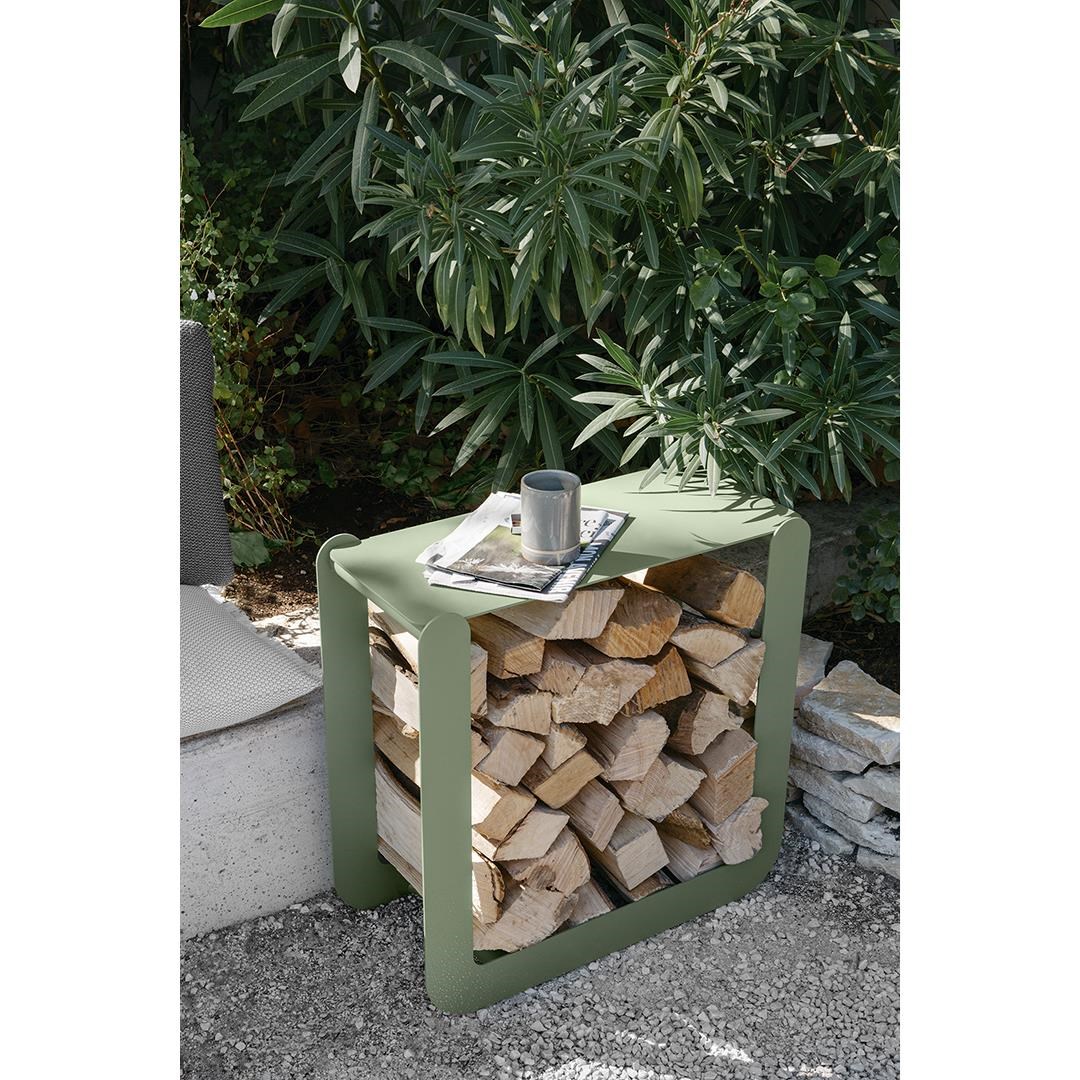 Stojan na dřevo NEVADO 60x60 cm - Liquorice (černá, jemná struktura)_0