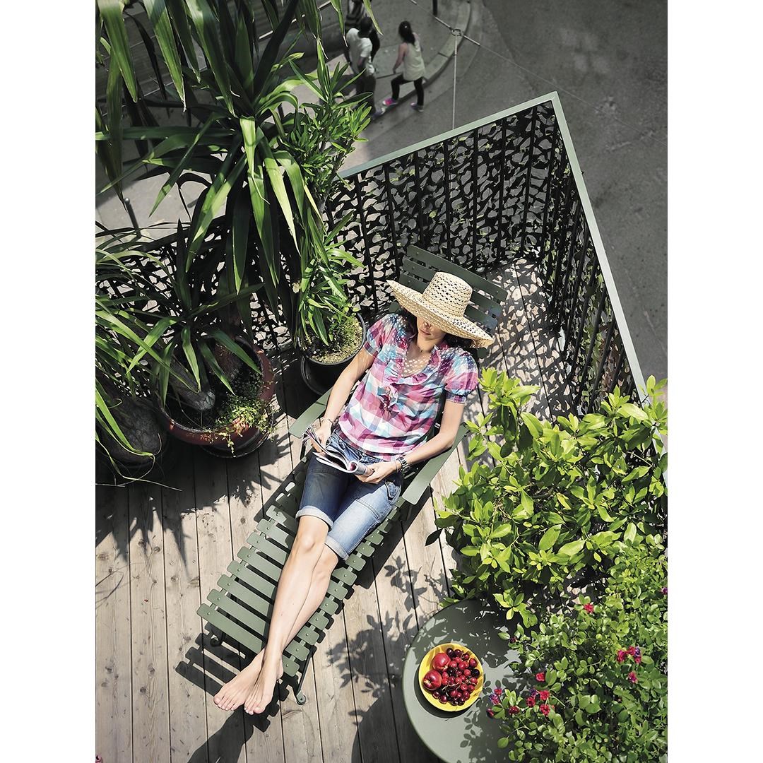 Skládací venkovní lehátko BISTRO - Acapulco Blue_3