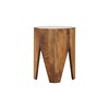 Dřevěná stolička/odkládací stolek OKTA V.45cm přírodní_0