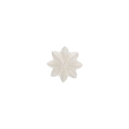 Papírová hvězda na zavěšení GINT P.30cm bílá_4