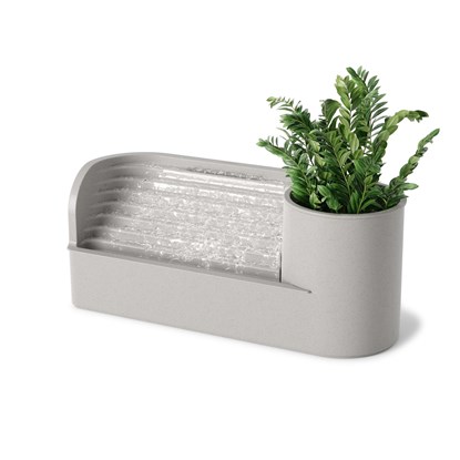 Organizér na tužky / květináč STREAM s USB vodní fontánou_7