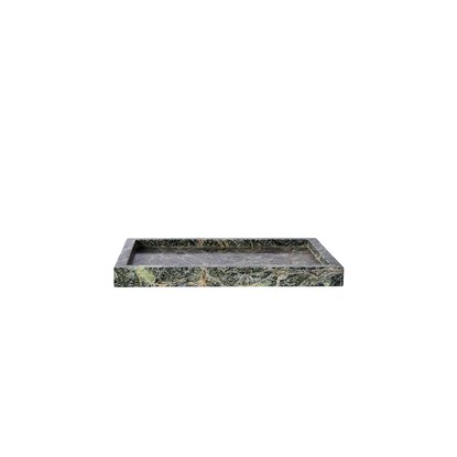 Servírovací tác/podnos Muubs VITA mramor 30x20cm zeleno-šedý_4