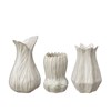 Set keramických váziček LESLIE V.15,10,12 cm šedobílé_0