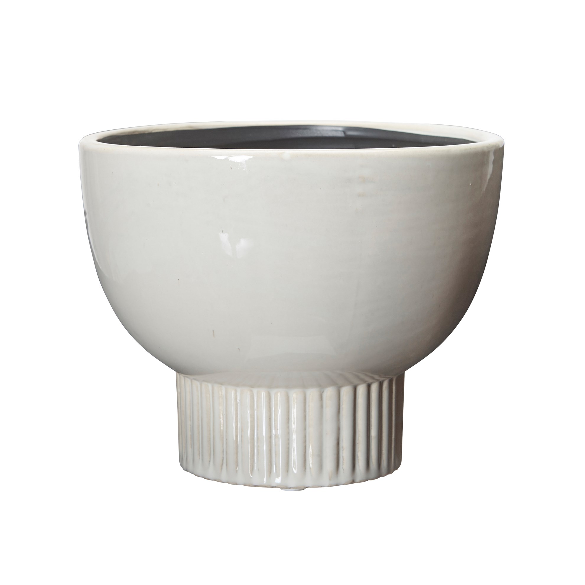 Květináče CELINA V.19/14 cm šedo-bílé SET/2ks_0