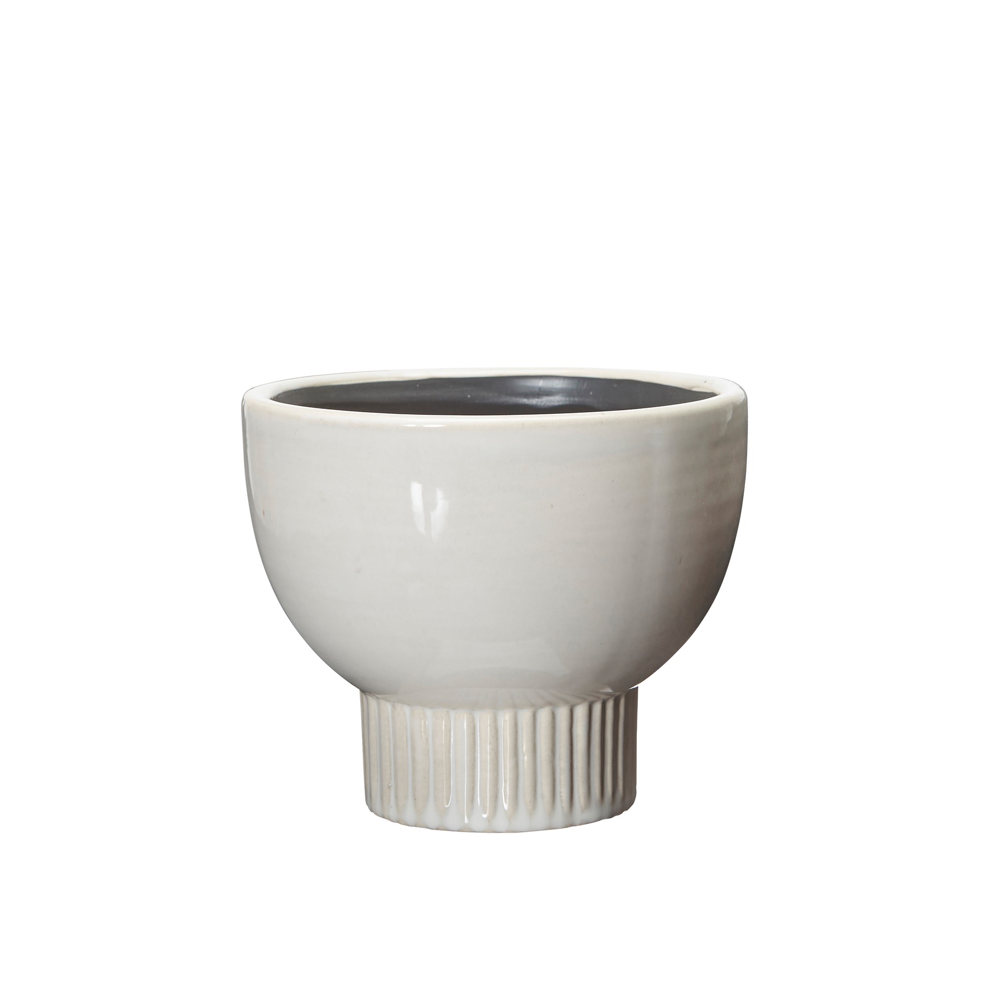 Květináče CELINA V.19/14 cm šedo-bílé SET/2ks_1