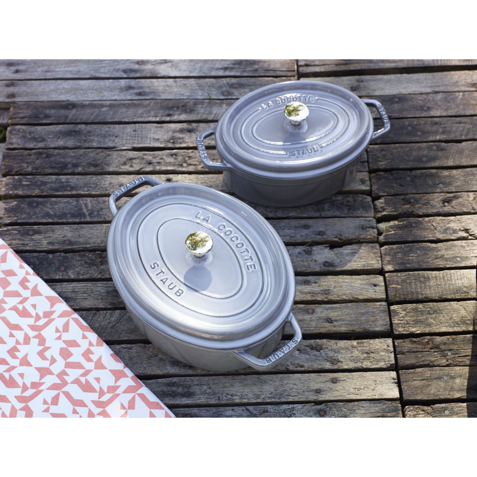 Hrnec STAUB  oválný 15 cm šedý 0,6l_0