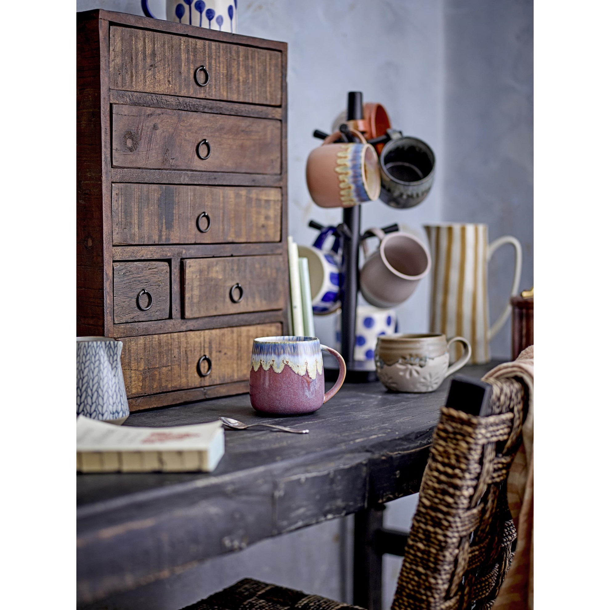 Stojan/držák na hrníčky TIPPIE V.43cm černý_0