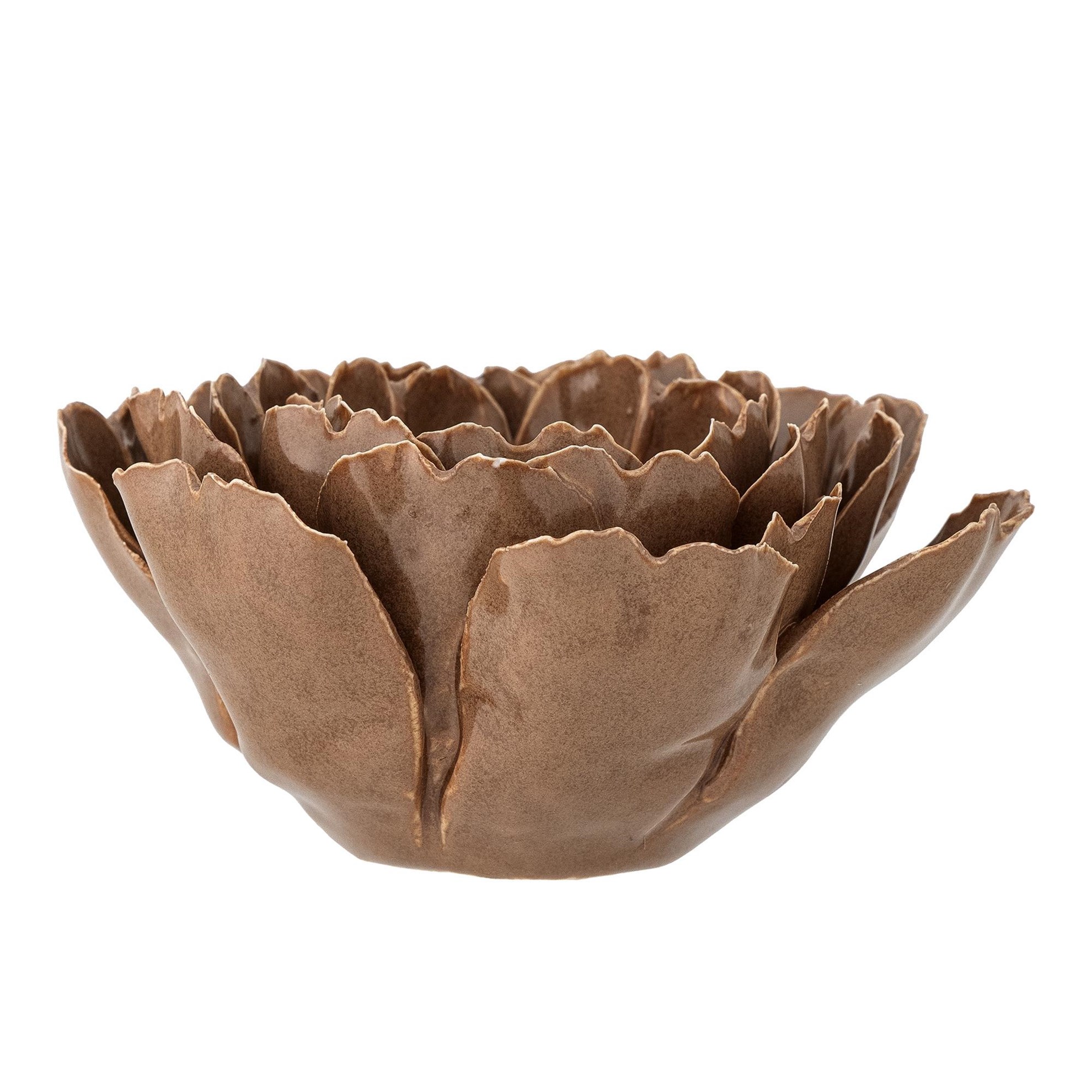 Kameninový svícen IRISA P.12cm hnědý_2