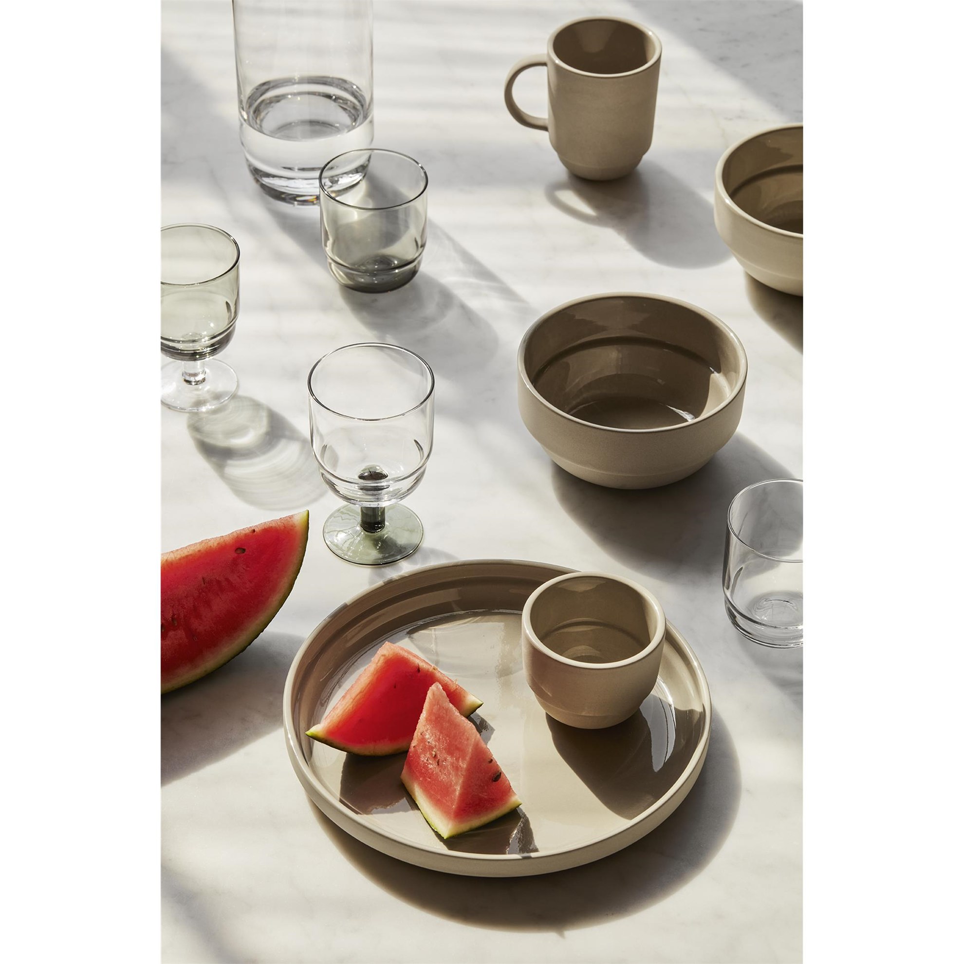 Sklenička na vodu Broste NORDIC BISTRO 200ml šedá_0