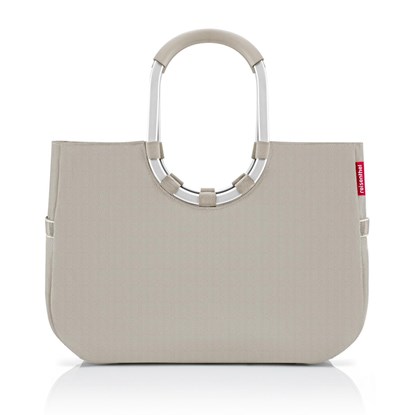 Módní taška Loopshopper L herringbone sand_2