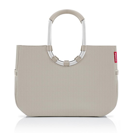 Módní taška Loopshopper L herringbone sand_2