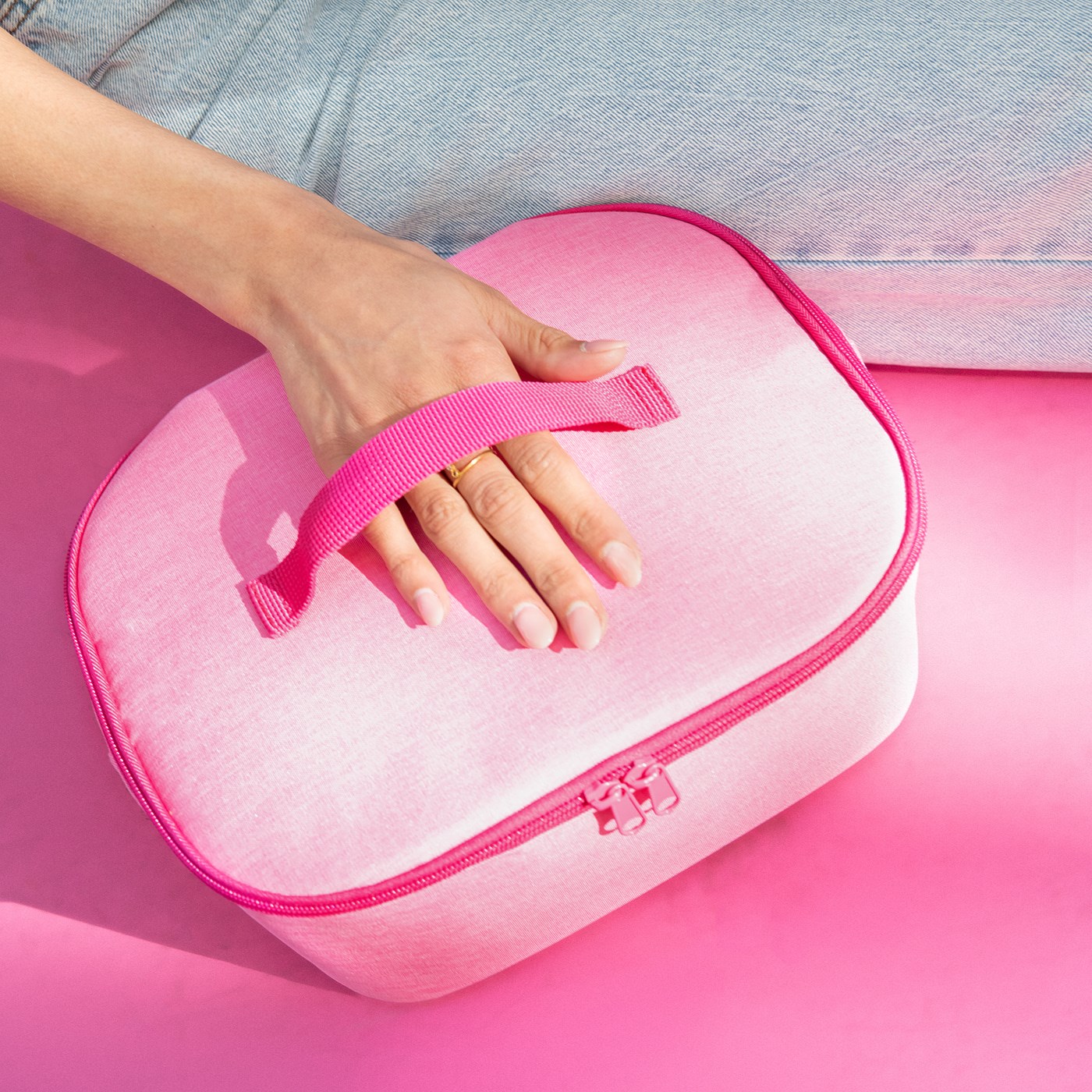 Termobox Coolerbag M pocket twist pink_1