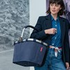 Nákupní košík Carrybag herringbone dark blue_0