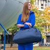Cestovní taška Overnighter Plus herringbone dark blue_1
