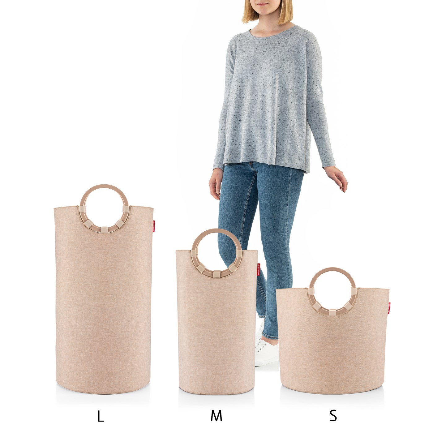 Taška/koš na prádlo Loophome S Frame Twist coffee_2