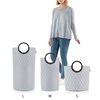 Taška/koš na prádlo Loophome L Frame Rhombus light grey_1