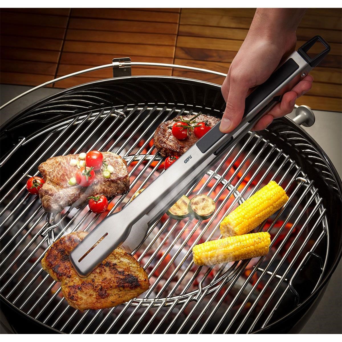 Grilovací nerezové kleště BBQ_0