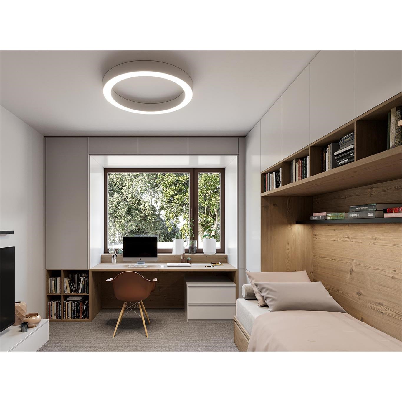 Vnitřní stropní svítidlo SATURN SLIM P.80 cm bílé - TRIAC stmívání_0