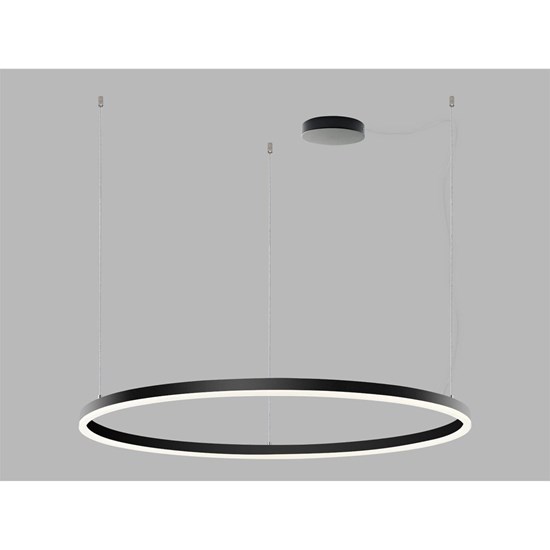 Závěsné vnitřní stropní svítidlo CIRCLE P.100 cm černé - TRIAC stmívání_0