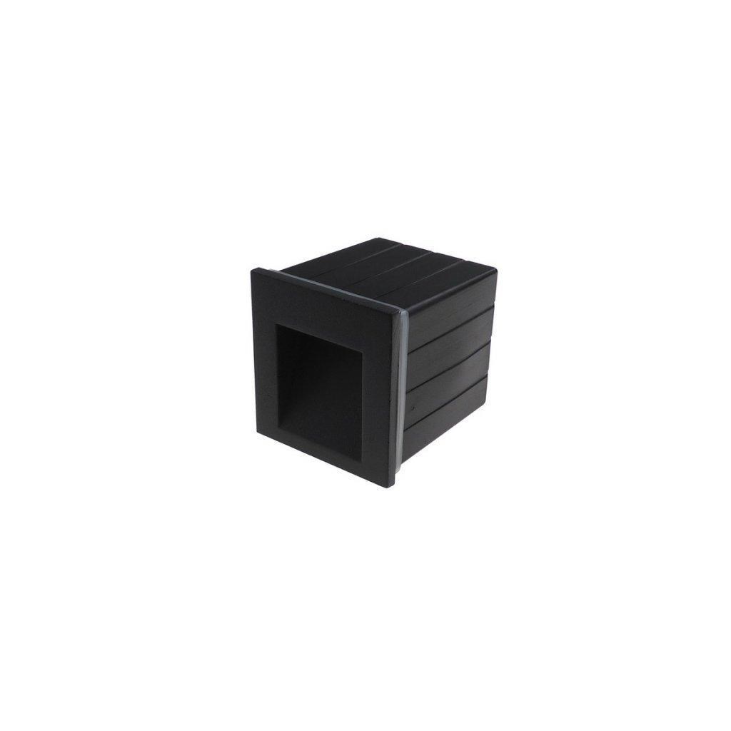 Venkovní nástěnné zapuštěné svítidlo STEP IN-Q 7x7 cm antracitové_1