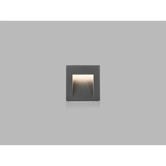Venkovní nástěnné zapuštěné svítidlo STEP IN-Q 7x7 cm antracitové_5