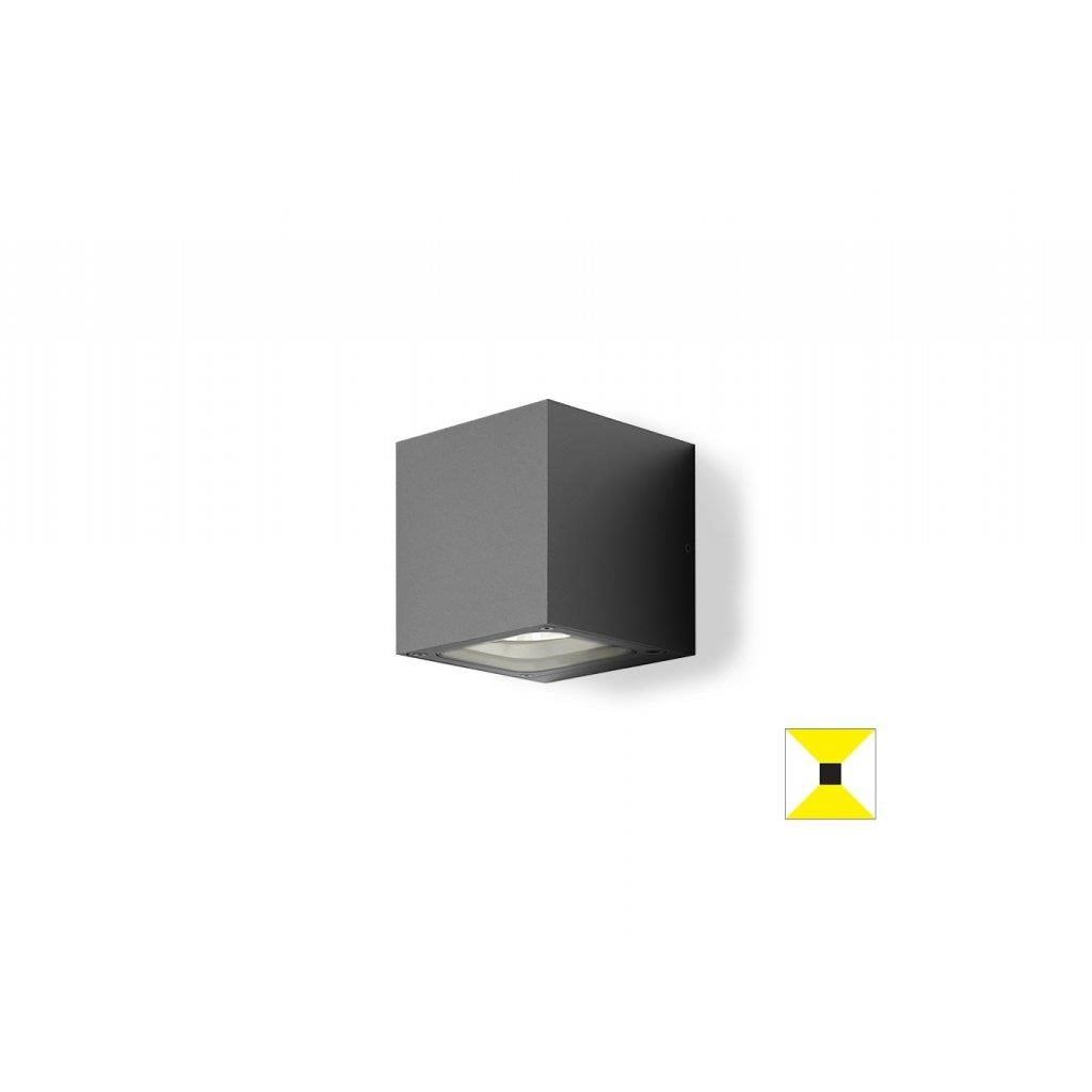 Venkovní nástěnné svítidlo TOMY-2 10x10 cm antracitové_1