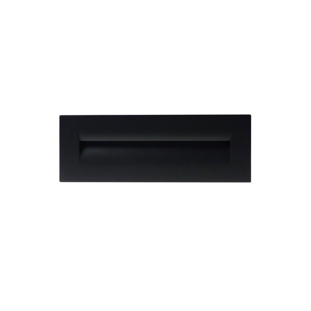 Venkovní nástěnné zapuštěné svítidlo STEP IN-L 25x8,7 cm antracitové_0