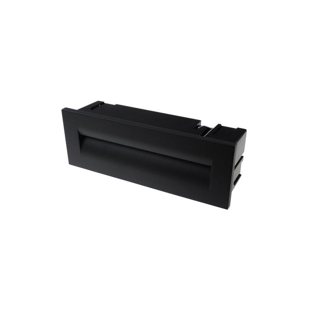 Venkovní nástěnné zapuštěné svítidlo STEP IN-L 25x8,7 cm antracitové_1