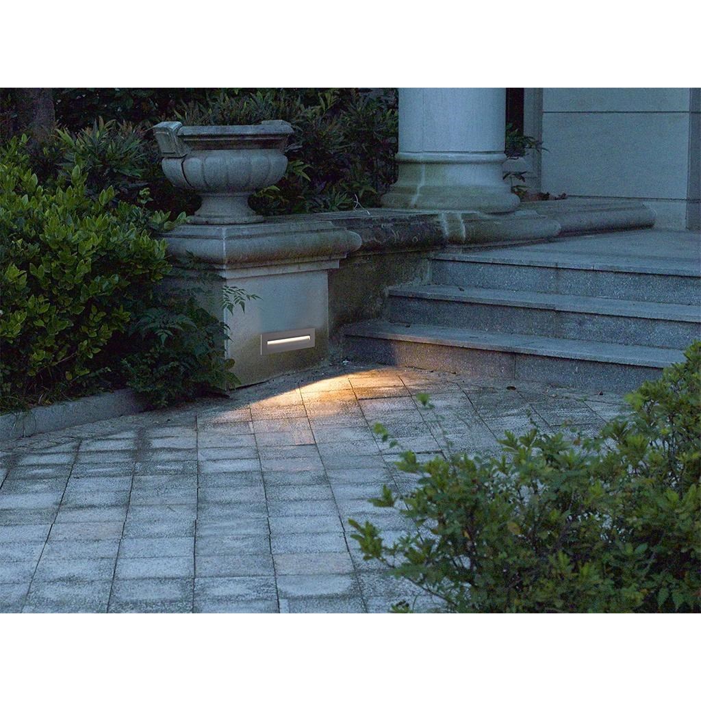 Venkovní nástěnné zapuštěné svítidlo STEP IN-L 25x8,7 cm antracitové_4