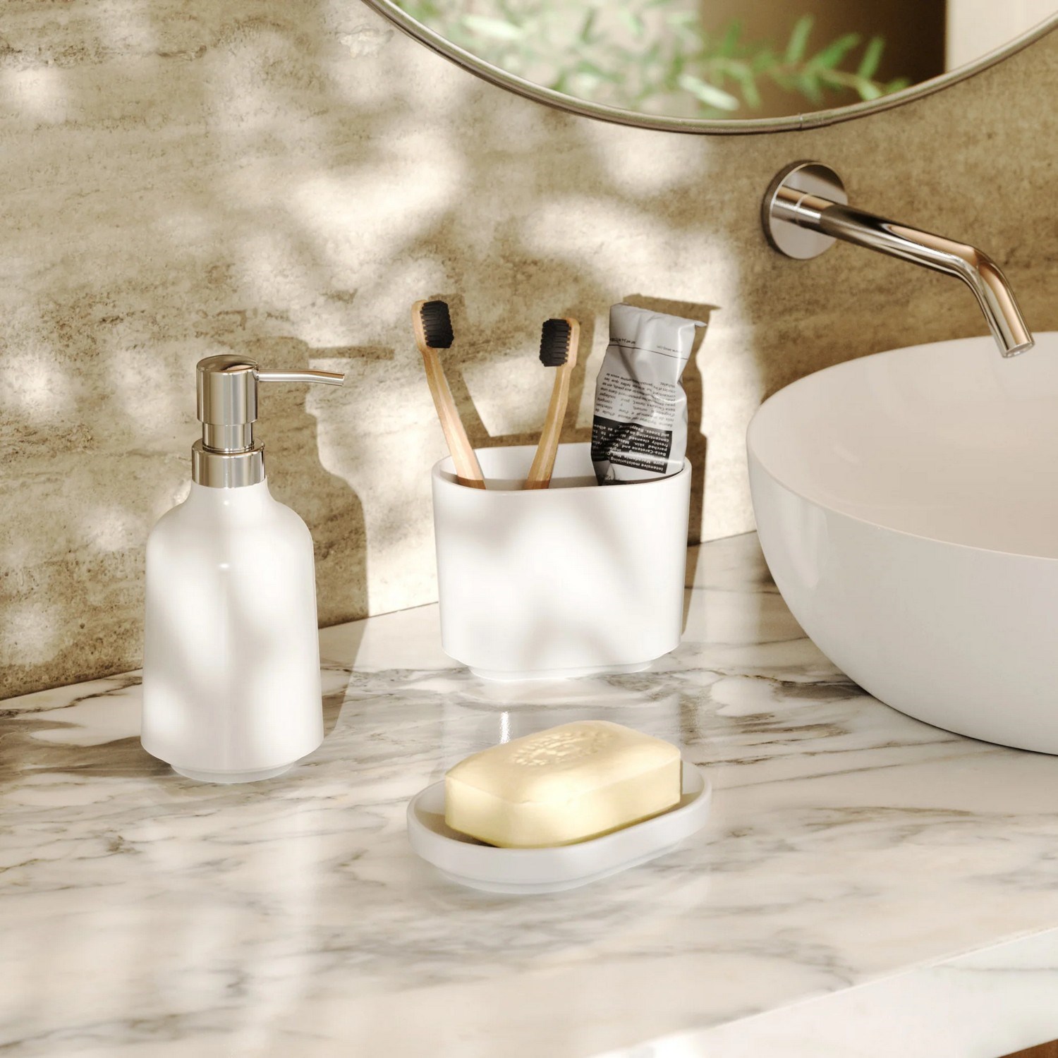 Dávkovač mýdla STEP bílý_0