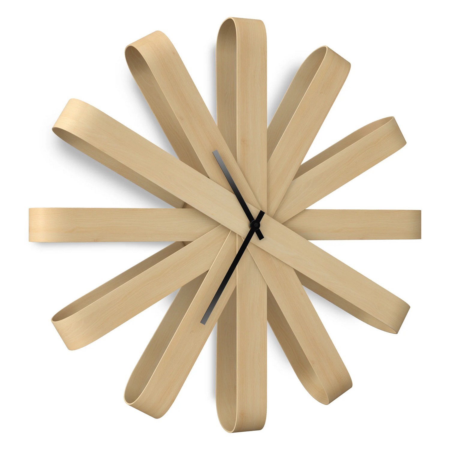 Nástěnné hodiny RIBBONWOOD přírodní_1
