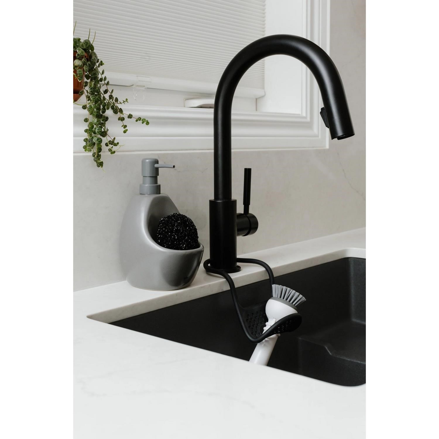 Dávkovač saponátu JOEY 600 ml šedý_0