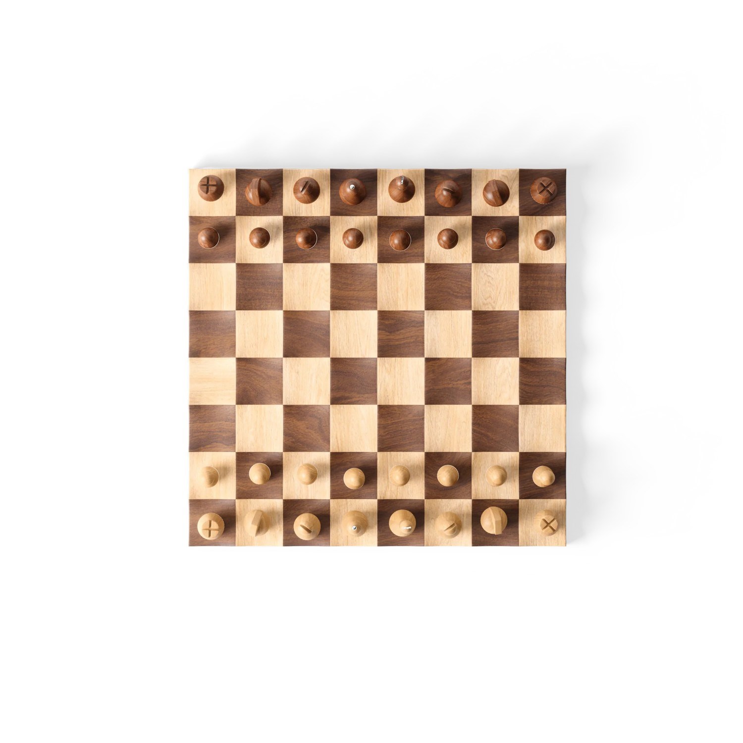 Šachy WOBBLE 38x38 cm, figurky se kývají_3