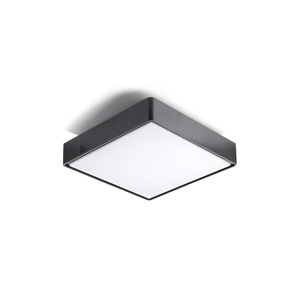 Venkovní stropní svítidlo SOLO 29,6x29,6 cm antracitové se senzorem pohybu_1