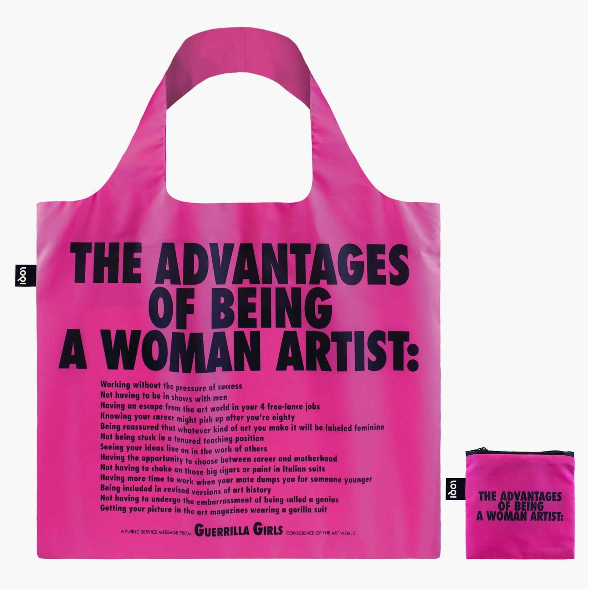 LOQI skládací taška - Museum - The Advantages Of Being - GUERRILLA GIRLS_3