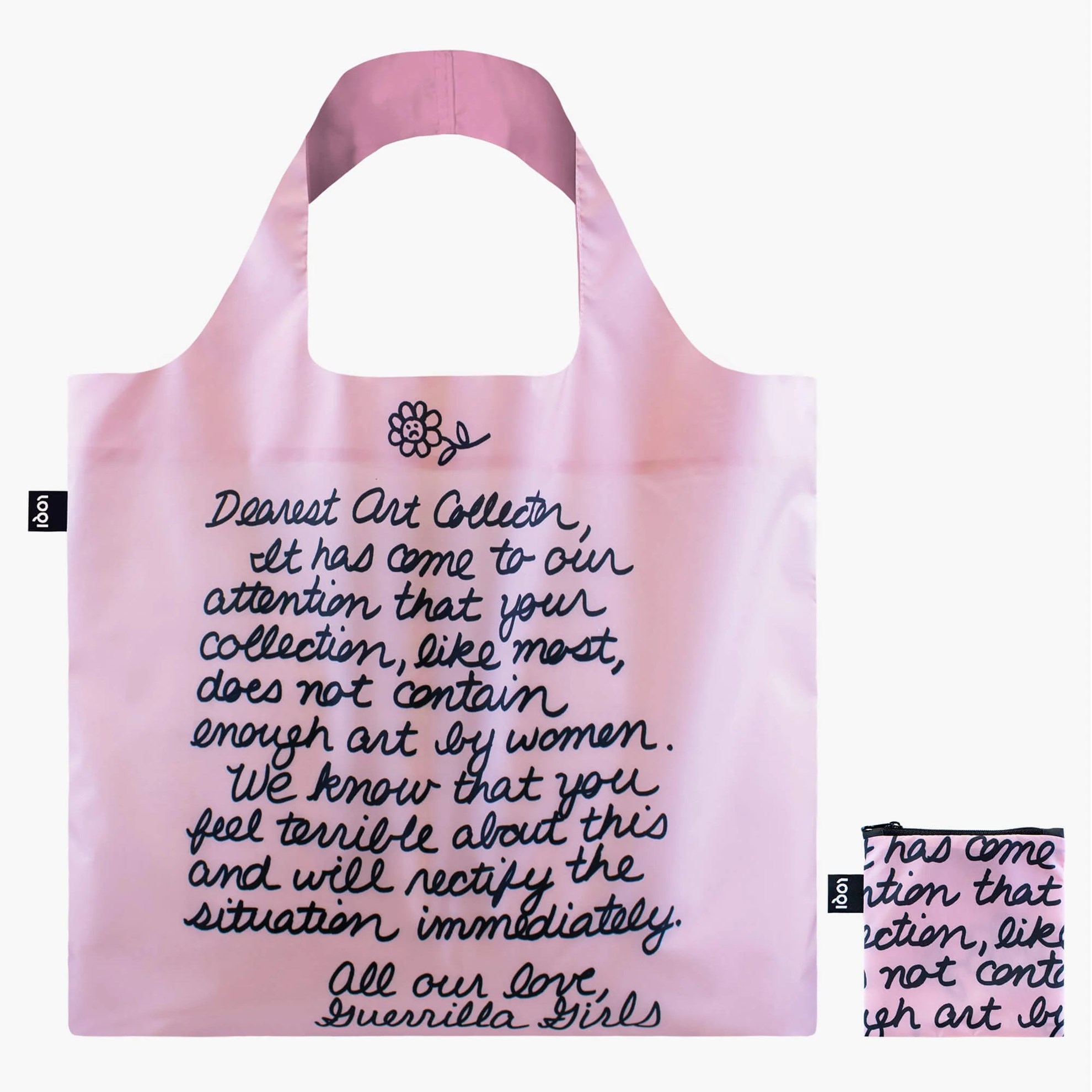 LOQI skládací taška - Museum - Dearest Art Collector - GUERRILLA GIRLS_3