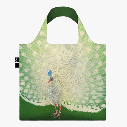 LOQI skládací taška - Museum - Peacock - OHARA KOSON_1