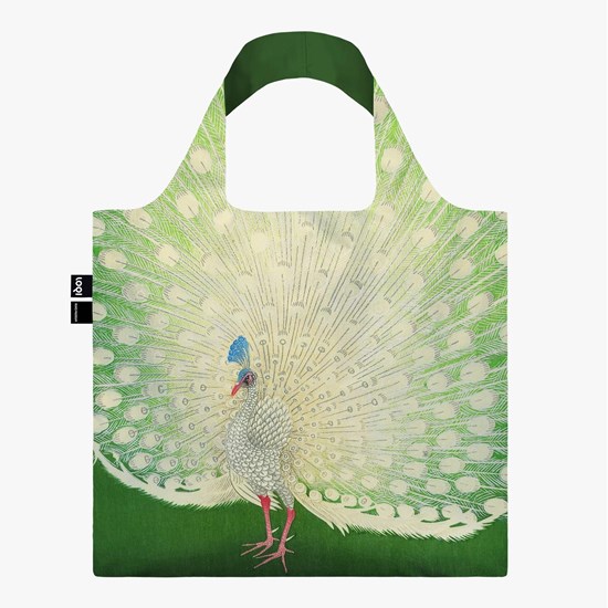 LOQI skládací taška - Museum - Peacock - OHARA KOSON_1