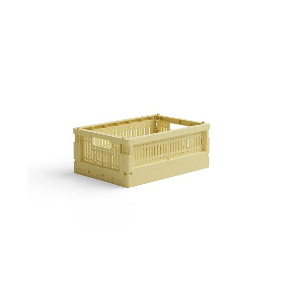Skládací přepravka mini Made Crate - lemon cream_0