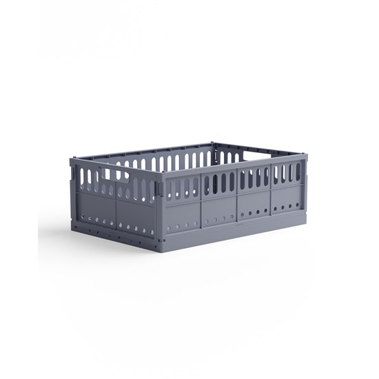 Skládací přepravka maxi Made Crate - blue grey_0