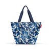 Taška přes rameno Shopper M flora blue_1