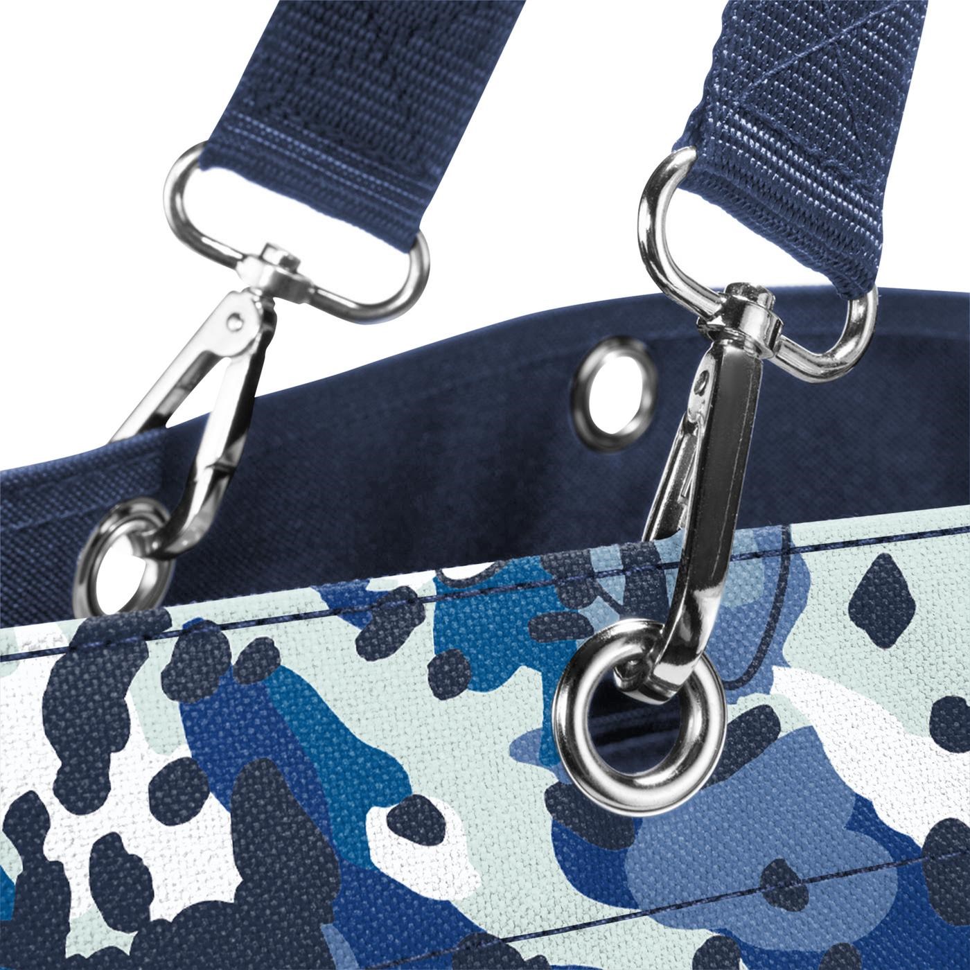 Taška přes rameno Shopper XL flora blue_0