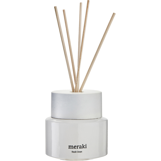 Vonný difuzér Meraki FRESH LINEN 100ml bílý_0