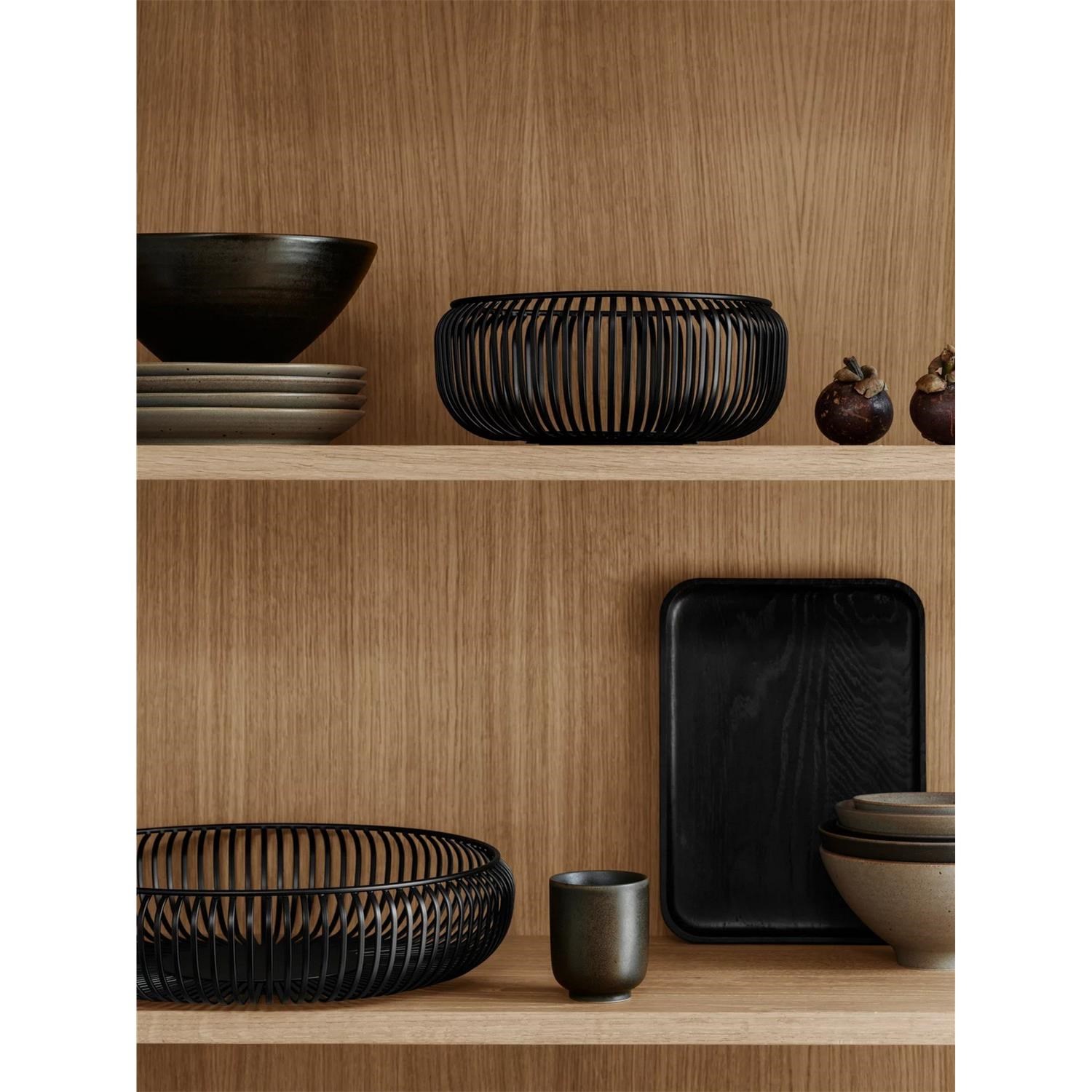 Servírovací podnos OKU 27,5x20cm černý M_1