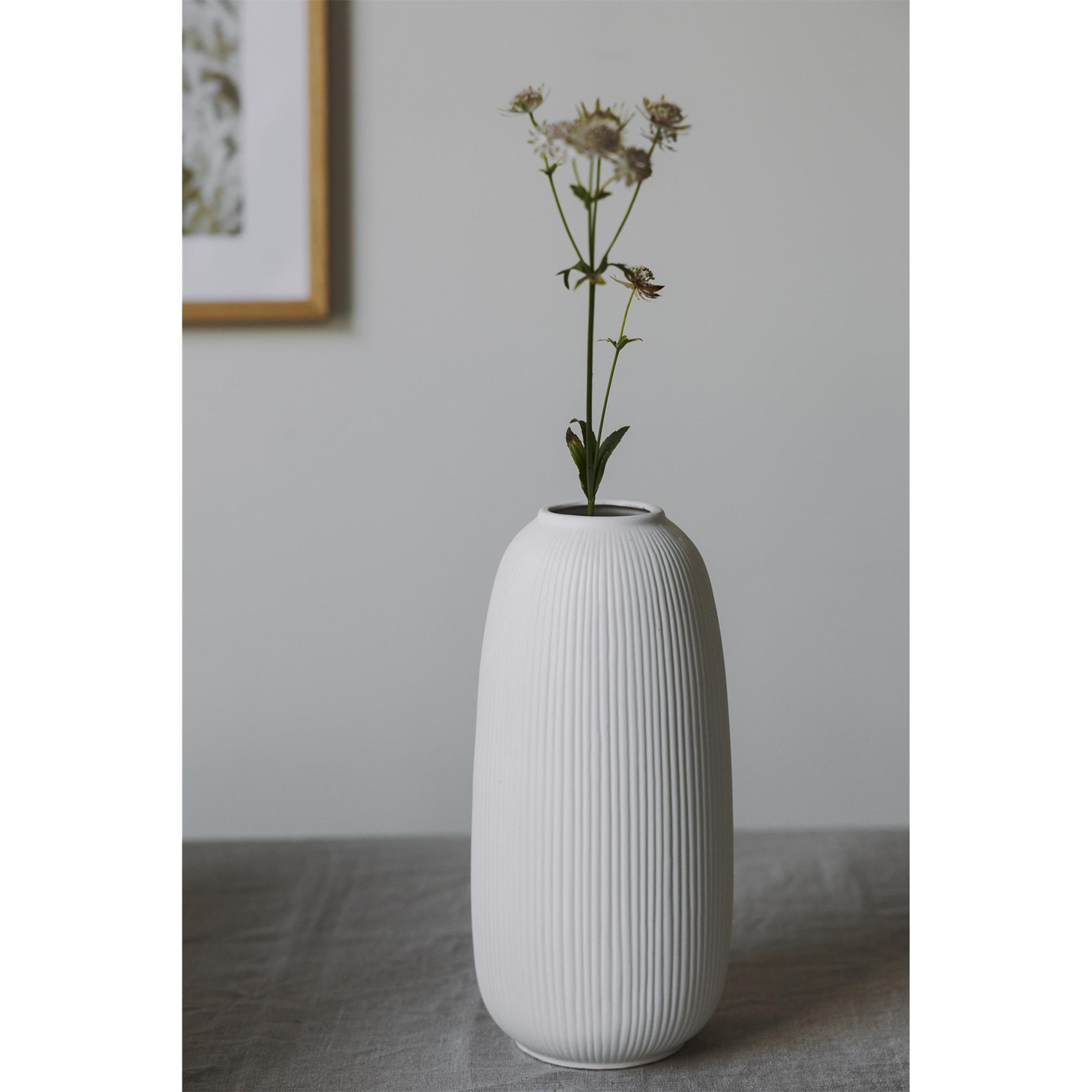 Keramická váza ABY 25cm bílá_1