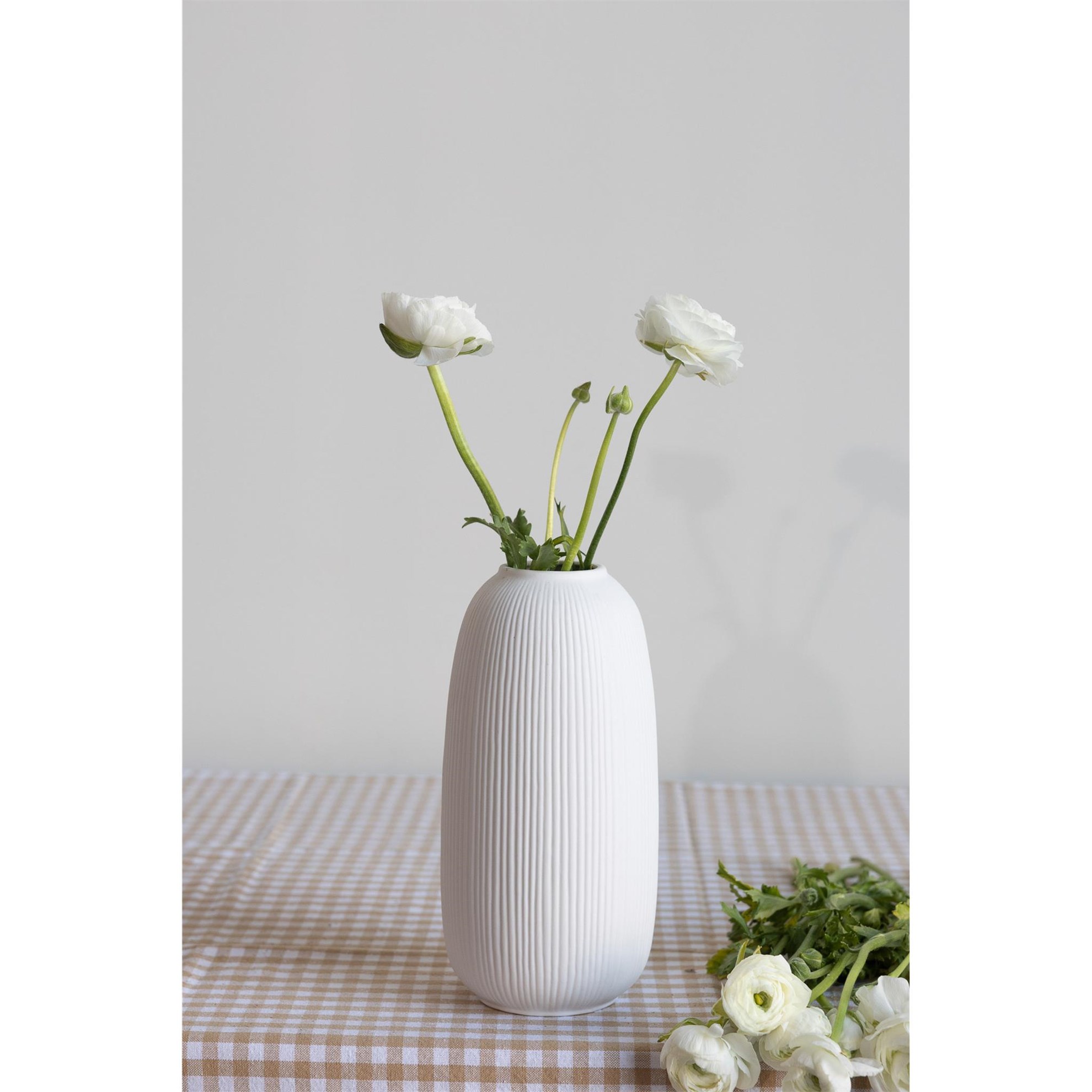 Keramická váza ABY 25cm bílá_2