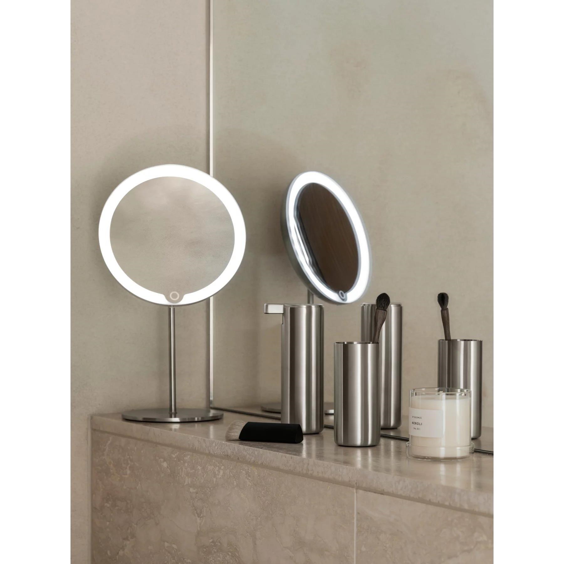 LED kosmetické zrcátko Blomus MODO matná nerez_0