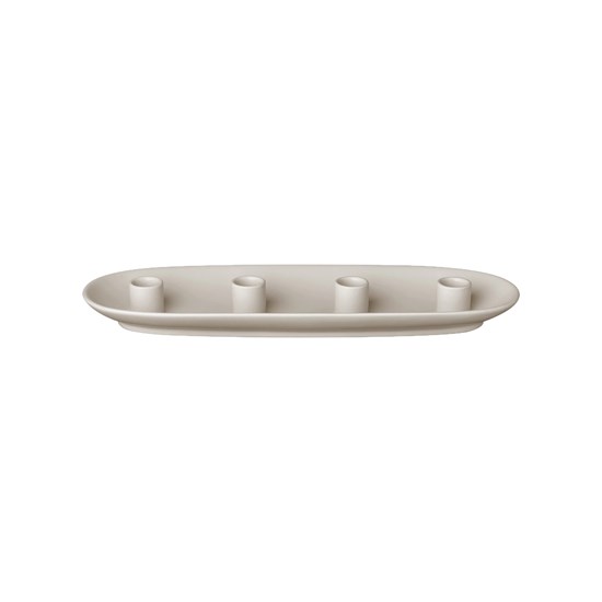 Svícen pro 4 dlouhé svíčky Blomus VELA D.40cm béžový_0